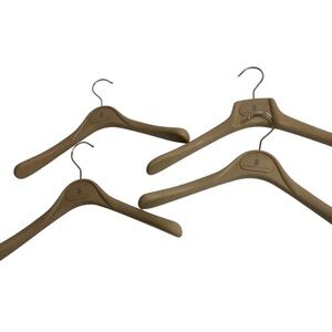 Brunello Cucinelli Tan Resin Hangers 15”